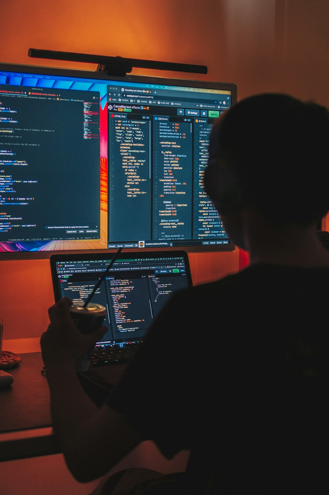 software development team coding